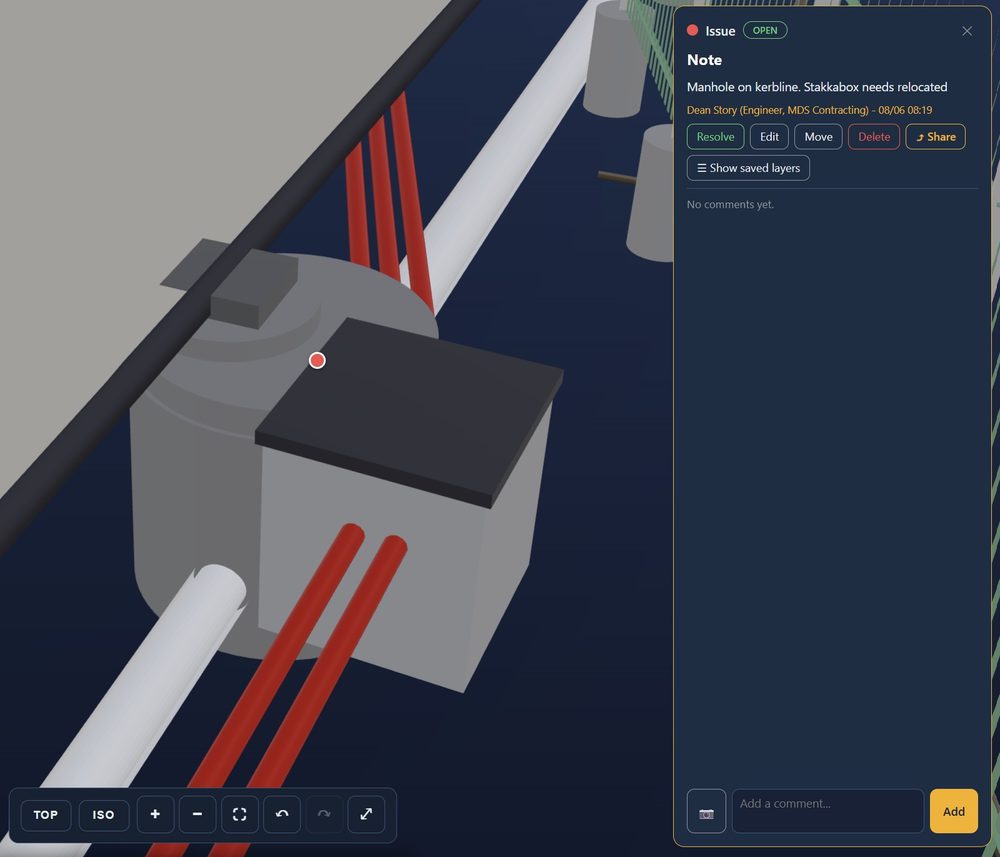 3D model view used to find buildability problems before construction